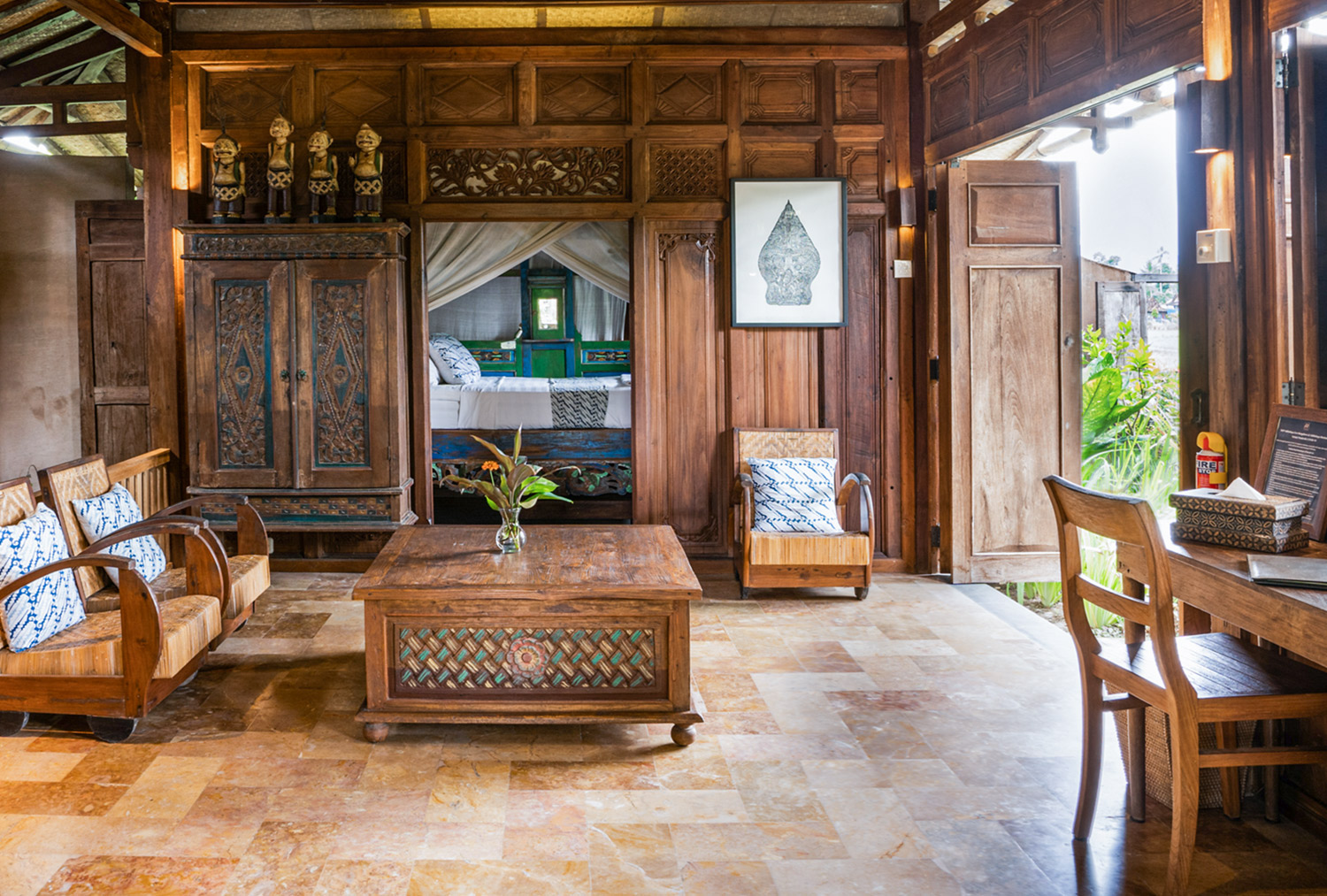 Traditional Javanese Villa Bungalows in Tembi